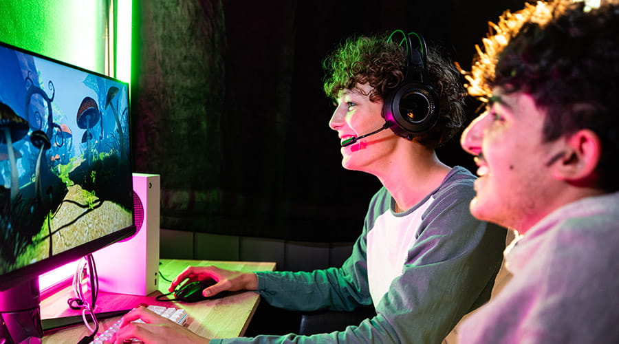 gutter som gamer på pc