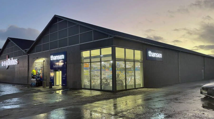 Bilde av en Thansen-butikk