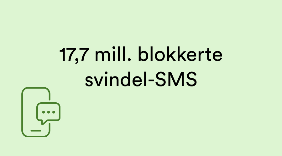 17,7 millioner blokkerte svindel-SMS