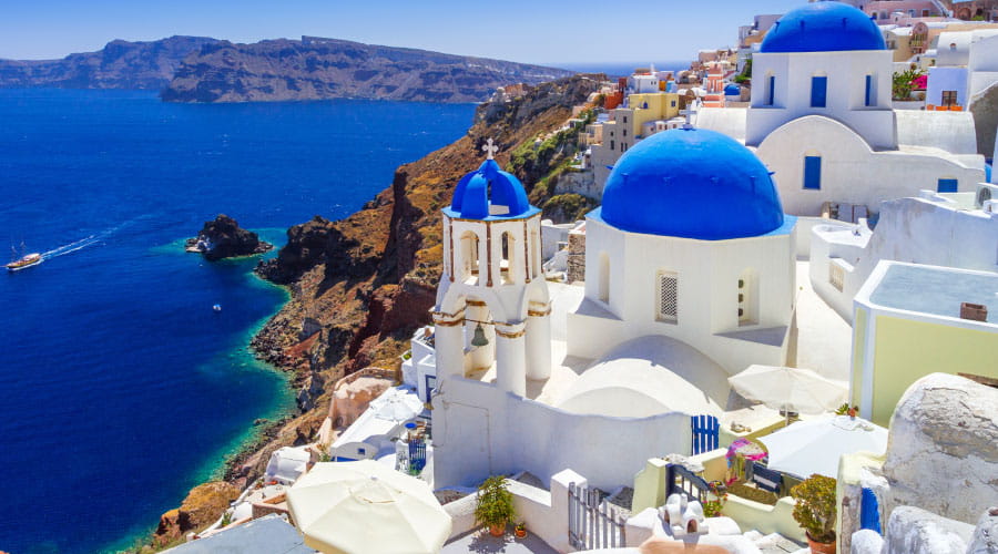 Bilde av en by i Hellas