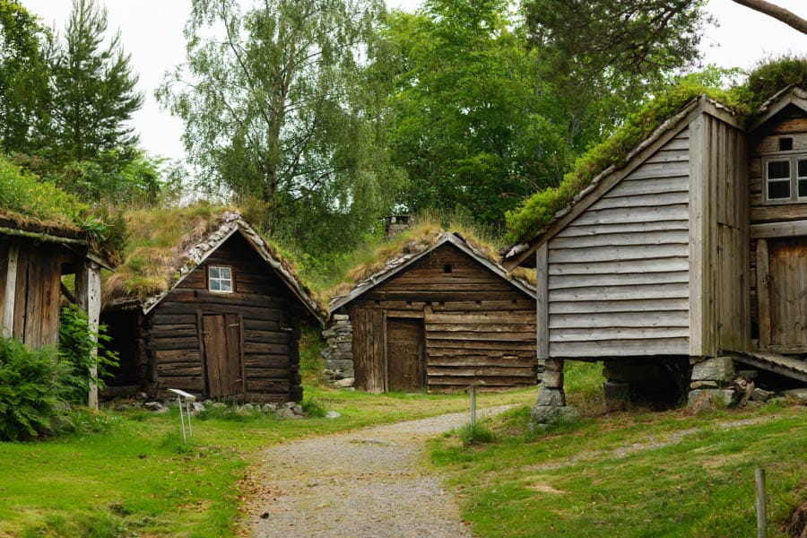 Bilde av en gammel sæter