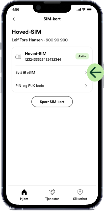 Aktivering av eSIM