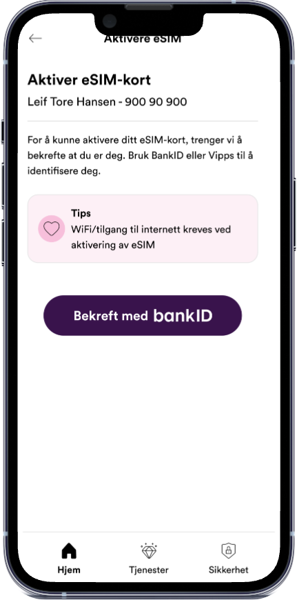 eSIM veiledning