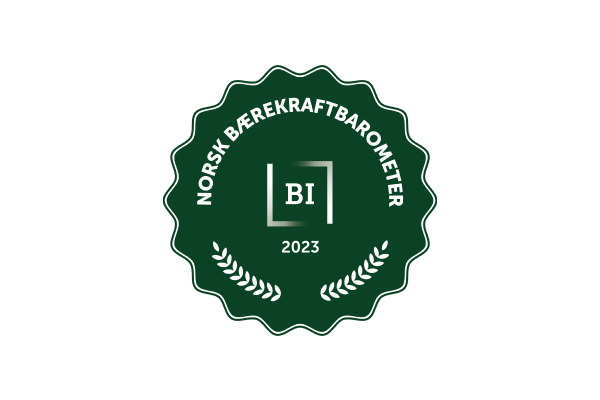 Norsk bærekraftbarometer-merke