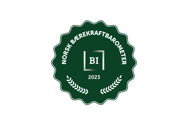 Norsk bærekraftbarometer-merke