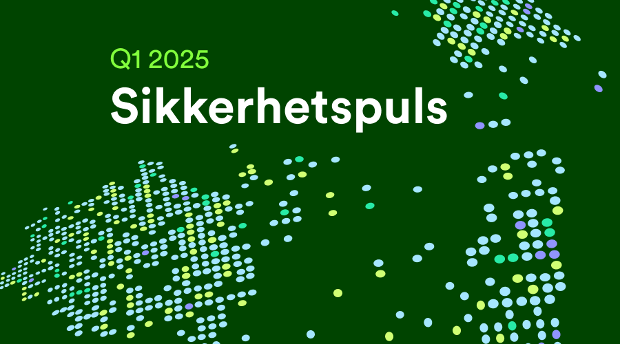 Bilde hvor vi skriver sikkerhetspulsen Q1 2025