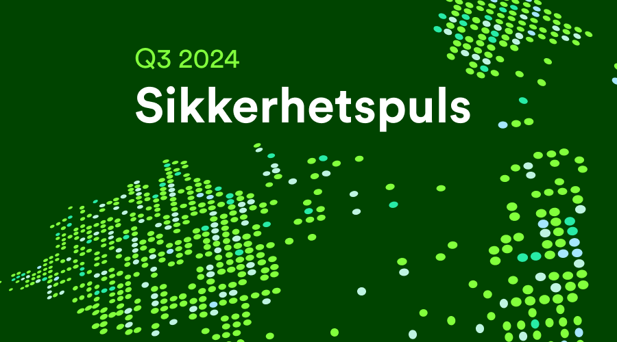 Bilde hvor vi skriver sikkerhetspulsen Q3 2024
